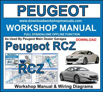 Peugeot RCZ workshop service repair manual